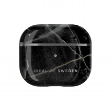 Airpods 3 iDeal Of Sweden dėklas Black Thunder Marble