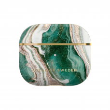 Airpods 3 iDeal Of Sweden Golden Jade Marble dėklas