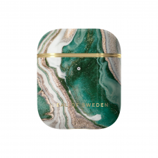 Airpods iDeal Of Sweden Golden Jade Marble dėklas