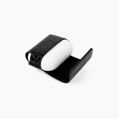 Airpods 3 iDeal Of Sweden Bag Black Croco dėklas 1