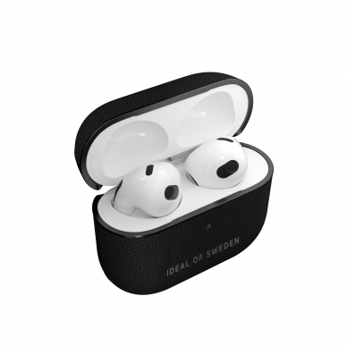 Airpods 3 iDeal Of Sweden Braided Onyx Black dėklas 1