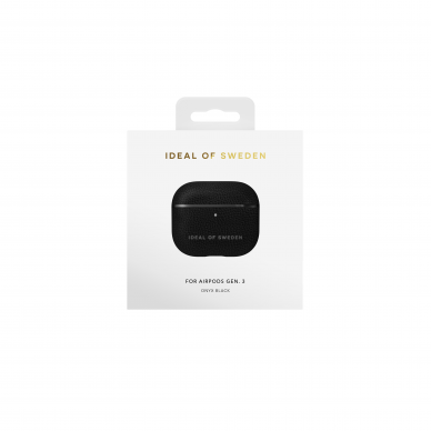 Airpods 3 iDeal Of Sweden Braided Onyx Black dėklas 2