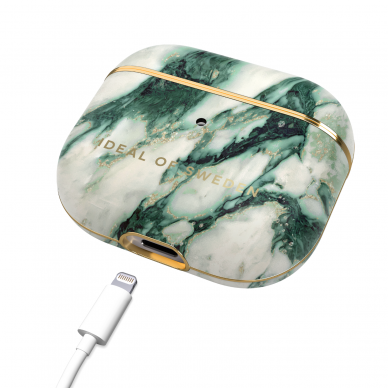 Airpods 3 iDeal Of Sweden Calacatta Emerald Marble dėklas 1