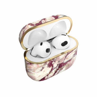 Airpods 3 iDeal Of Sweden Calacatta Ruby Marble dėklas 1