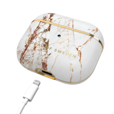 Airpods 3 iDeal Of Sweden Carrara Gold dėklas 2