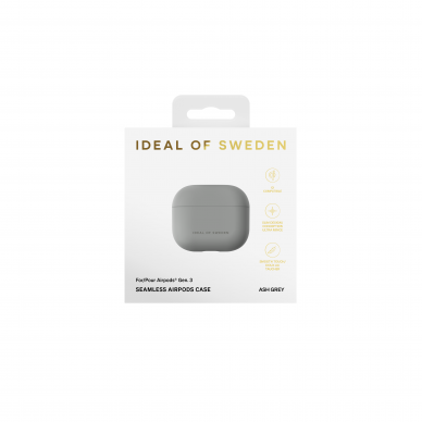 Airpods 3 iDeal Of Sweden dėklas Ash Grey 2