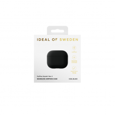 Airpods 3 iDeal Of Sweden dėklas Coal Black 3