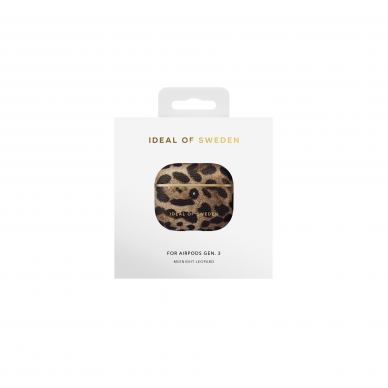 Airpods 3 iDeal Of Sweden dėklas Midnight Leopard 1