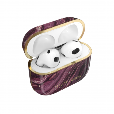 Airpods 3 iDeal Of Sweden Golden Plum dėklas 1