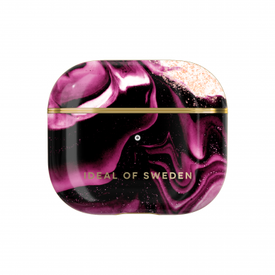 Airpods 3 iDeal Of Sweden Golden Ruby dėklas