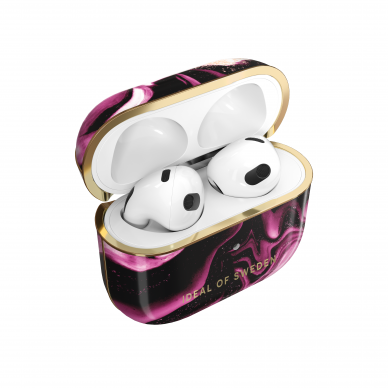 Airpods 3 iDeal Of Sweden Golden Ruby dėklas 2