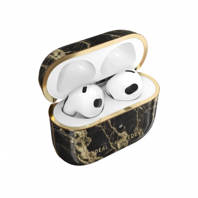 Airpods 3 iDeal Of Sweden Golden Smoke Marble dėklas 2