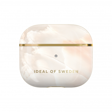 Airpods 3 iDeal Of Sweden Rose Pearl Marble dėklas