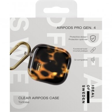 Airpods 4 iDeal Of Sweden Tortoise dėklas 4