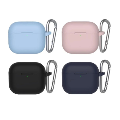 Airpods 4 Mr. Monkey liquid silicone protect black dėklas 1