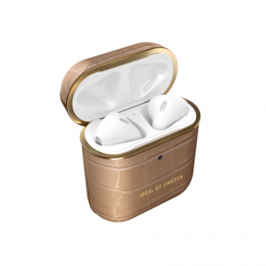 Airpods iDeal Of Sweden Camel Croco dėklas 1