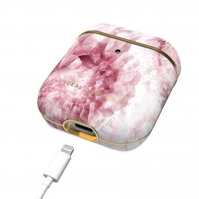 Airpods iDeal Of Sweden Cosmic Rose Quartz dėklas 2