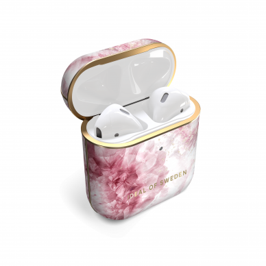 Airpods iDeal Of Sweden Cosmic Rose Quartz dėklas 3