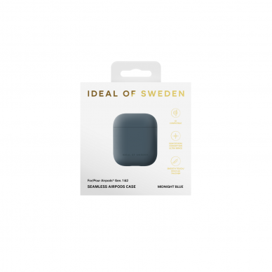 Airpods iDeal Of Sweden Golden Midnight Blue dėklas 3