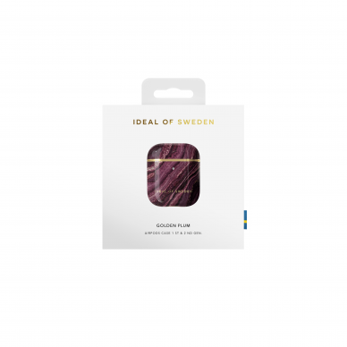 Airpods iDeal Of Sweden Golden Plum dėklas 1