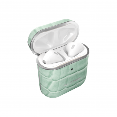 Airpods iDeal Of Sweden Mint Croco dėklas 1