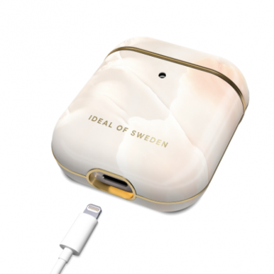 Airpods iDeal Of Sweden Rose Pearl Marble dėklas 1