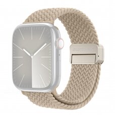 Apple Watch Beige DUX DUCIS Braided Nylon apyrankė 38/40/41/42 mm