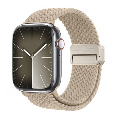 Apple Watch Beige DUX DUCIS Braided Nylon apyrankė 38/40/41/42 mm 2