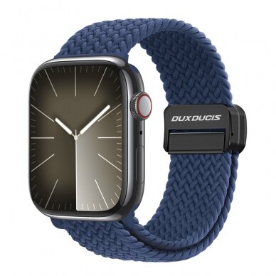 Apple Watch Storm Blue DUX DUCIS Braided Nylon apyrankė 38/40/41/42 mm 2