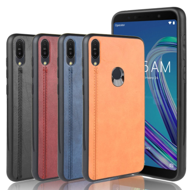 ASUS ZENFONE MAX PRO M1 juoda Leather Vintage nugarėlė 7