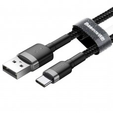 Baseus TYPE-C usb black-grey laidas 1m CATKLF-BG1