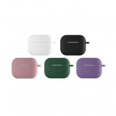 Baltas dėklas Airpods Pro 2nd Gen Naked Silicone Devia 6