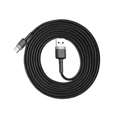 Baseus TYPE C usb black-grey laidas 2m CATKLF-CG1 4