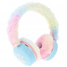 Bluetooth ausinės FLUFFY blue QL-268 30090