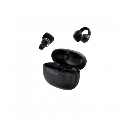 Bluetooth ausinės black Devia OWS Pro2 Clip-on EM402 2