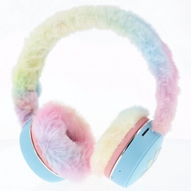 Bluetooth ausinės FLUFFY blue QL-268 30090 1