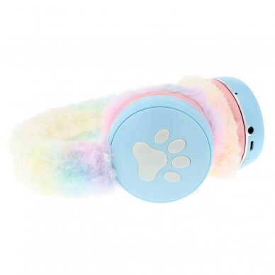 Bluetooth ausinės FLUFFY blue QL-268 30090 2