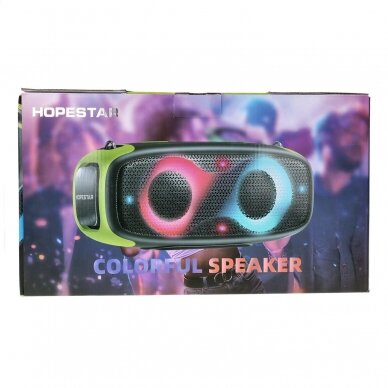 Bluetooth garsiakalbis black / green HOPESTAR A30 PARTY 40442 4