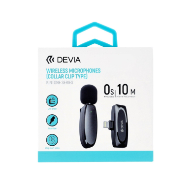 Bluetooth prisegamas mikrofonas Kintone Lightning DEVIA 3