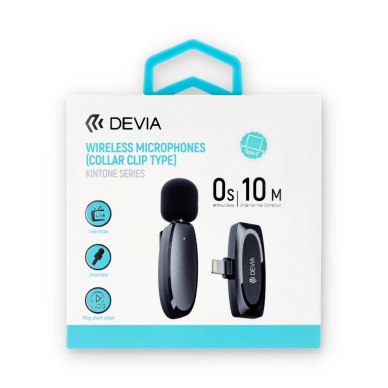 Bluetooth prisegamas mikrofonas Kintone TYPE-C DEVIA 4