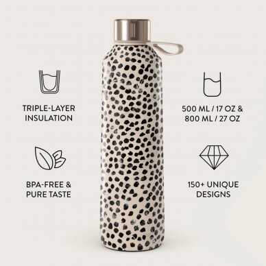 BURGA Water Bottle - Almond Latte 500 ml 1