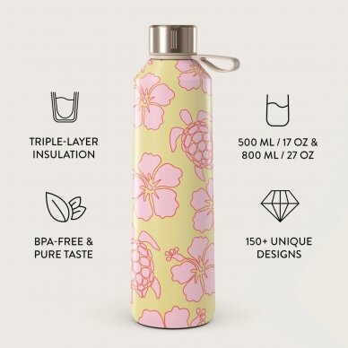 BURGA Water Bottle - Tan 500 ml 2