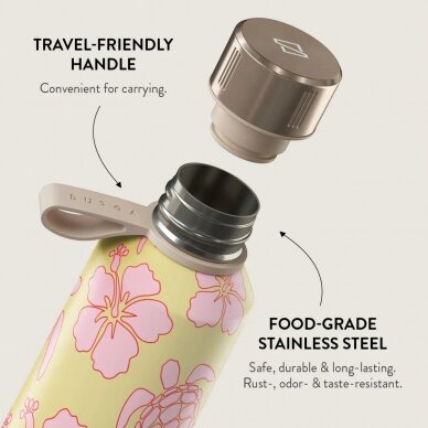 BURGA Water Bottle - Tan 500 ml 3