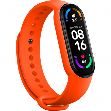 Devia Sport apyrankė Xiaomi Mi Band 5/ Mi Band 6 / Mi Band 7 Orange