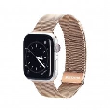 DUX DUCIS Milanese stainless steel magnetic apyrankė Apple Watch 38/40/41mm gold