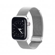 DUX DUCIS Milanese stainless steel magnetic apyrankė Apple Watch 38/40/41mm silver