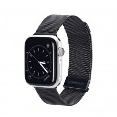 DUX DUCIS Milanese stainless steel magnetic apyrankė Apple Watch 42/44/45mm black