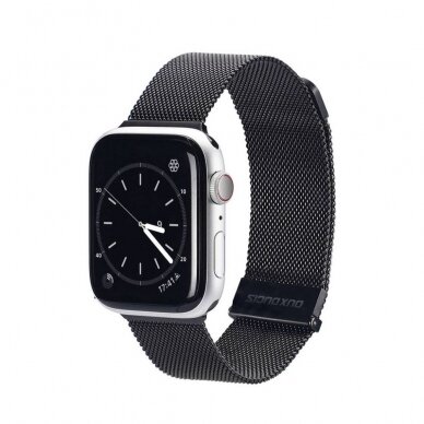 DUX DUCIS Milanese stainless steel magnetic apyrankė Apple Watch 38/40/41mm black