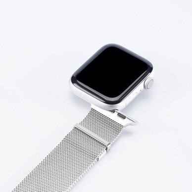 DUX DUCIS Milanese stainless steel magnetic apyrankė Apple Watch 38/40/41mm silver 3