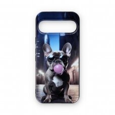 Google Pixel 9 / Pixel 9 PRO black nugarėlė Bulldog Design00322